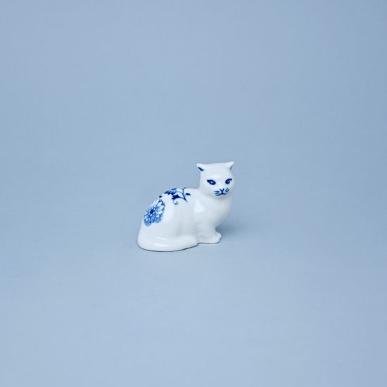 Kočka sedící 6,6 cm, Cibulák, originální z Dubí