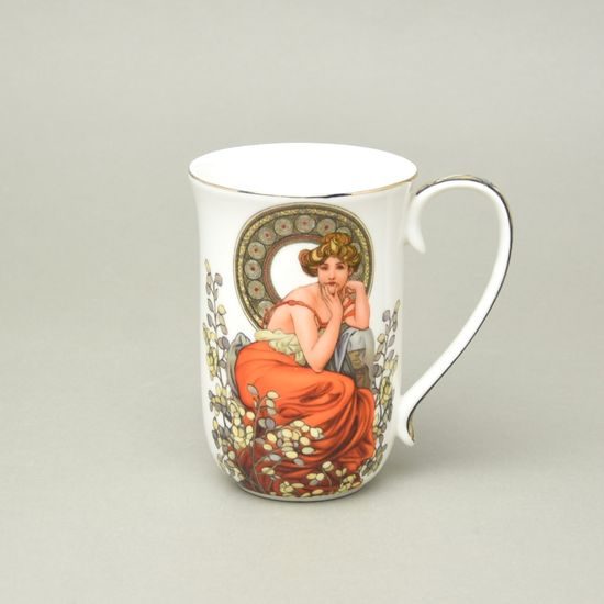 Hrnek latte 400 ml, Topaz, A. Mucha, Home Elements