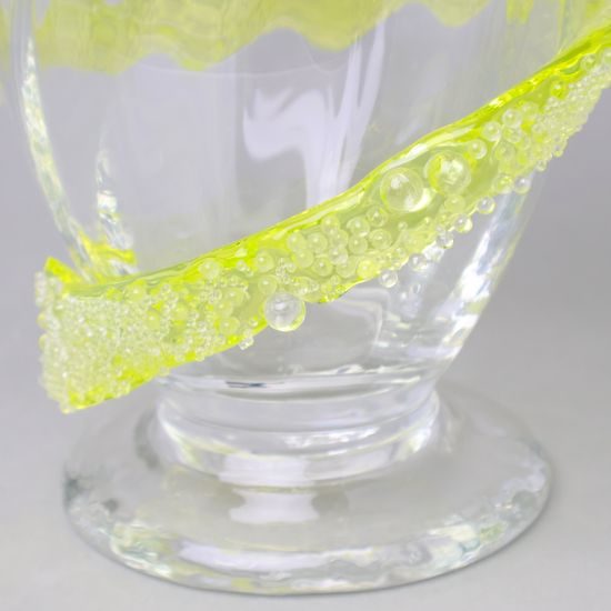 Vase with URANIUM 33,5 cm, Pačinek GLASS