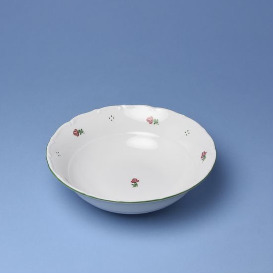 Bowl 17 cm, Verona red flower + green, G. Benedikt 1882