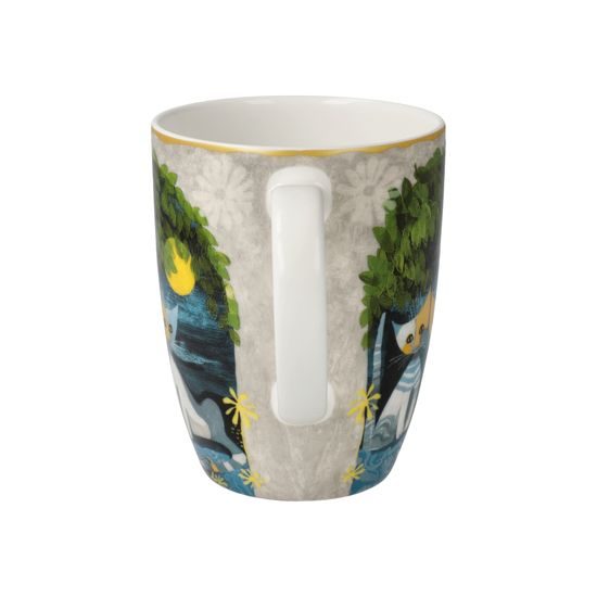 Cup Al Chiaro di luna 400ml, Fine Bone China, Cats Goebel R.Wachtmeister