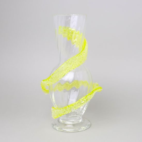 Vase with URANIUM 33,5 cm, Pačinek GLASS
