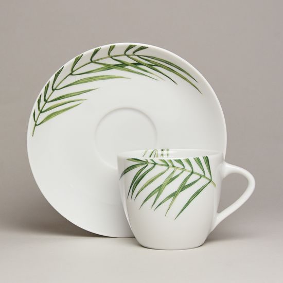 Šálek 90 ml a podšálek 12,5 cm espresso, Thun 1794 karlovarský porcelán, SYLVIE 80325