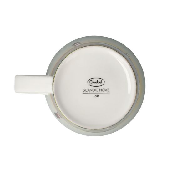 Hrnek 0,35 l Sylt 13 / 10,5 / 9,5 cm, jemný kostní porcelán, Severský domov, Goebel