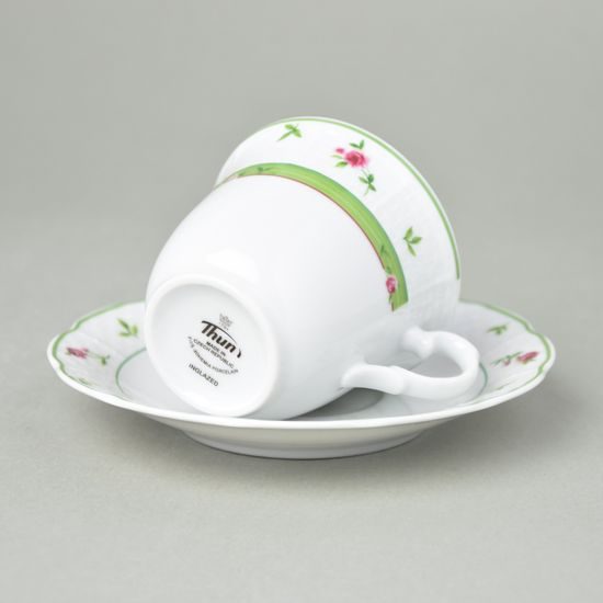 Cup 130 ml and saucer 135 mm, Thun 1794, karlovarský porcelán, MENUET 80289