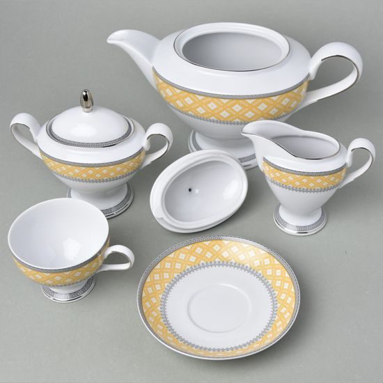 210: Tea set for 6 pers. President, Atelier Lesov Thun