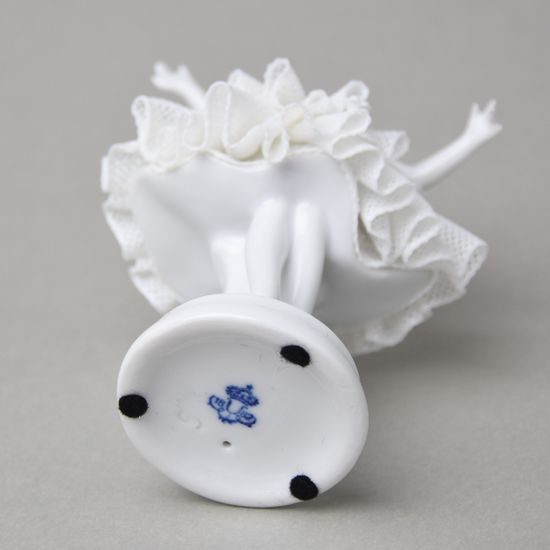 Tanečnice s krajkou 12 cm, Kurt Steiner, nedekor, Porcelánové figurky Unterweissbacher