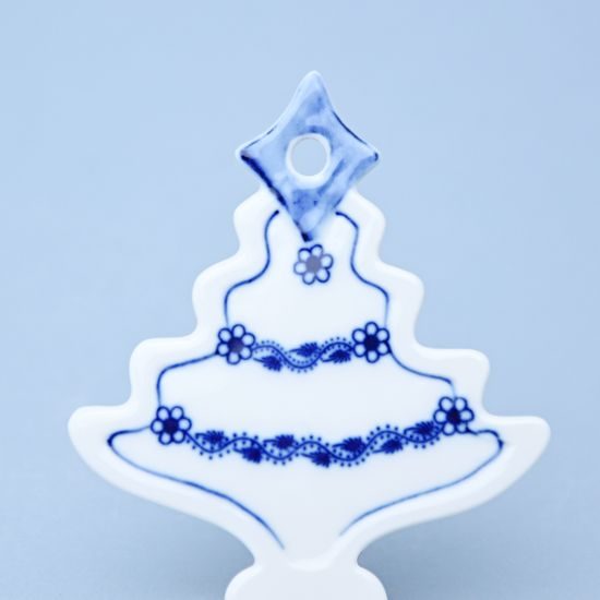 Christmas decoration Tree 8,5 cm, Original Blue Onion Pattern