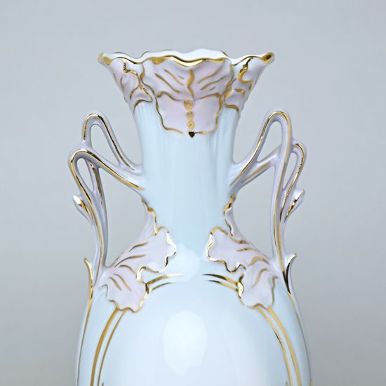 Secesní váza 20,5 cm, Luxor 6, Porcelánové vázy Duchcov
