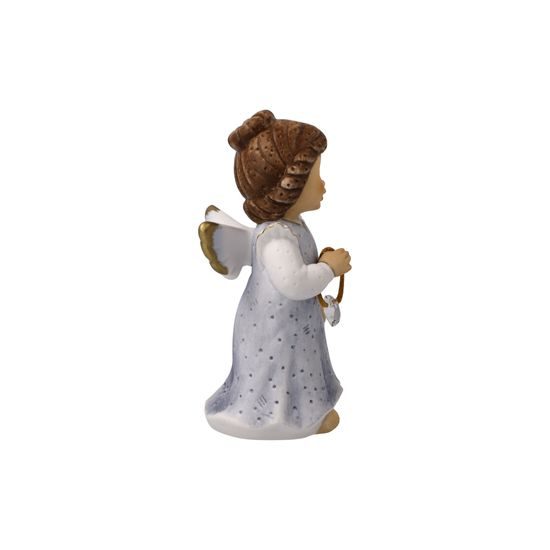 Candle holder Angel - Lovely 8 / 4,5 / 10,5, bisque porcelain, Nina a Marco, Goebel