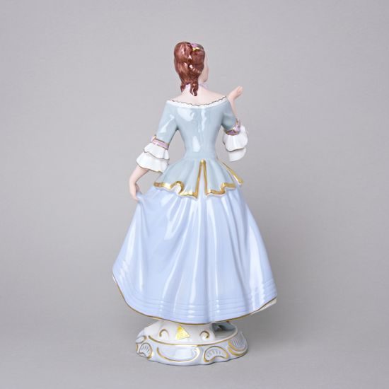 Lady Rococo 17 x 12,5 x 31,5 cm, Luxor, Porcelain Figures Duchcov