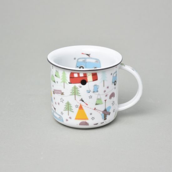 Mug Tina middle 240 ml, Camping, Český porcelán a.s.