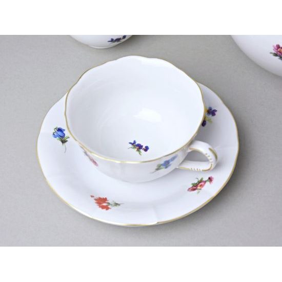 Čajová sada pro 6 osob, Rakouská házenka, Český porcelán a.s.