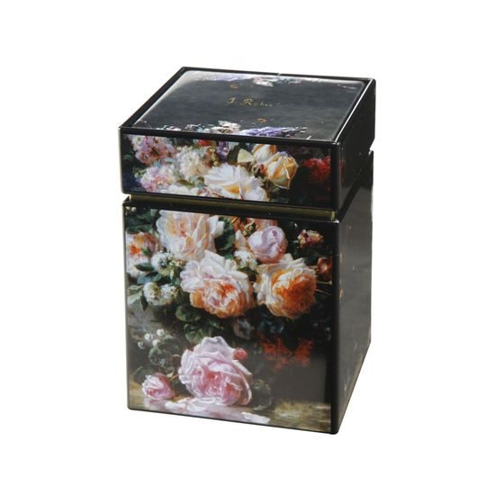 Box Still Life with Roses 7,5 x 7,5 x 11 cm, Metal, J. B. Robie, Goebel Artis Orbis