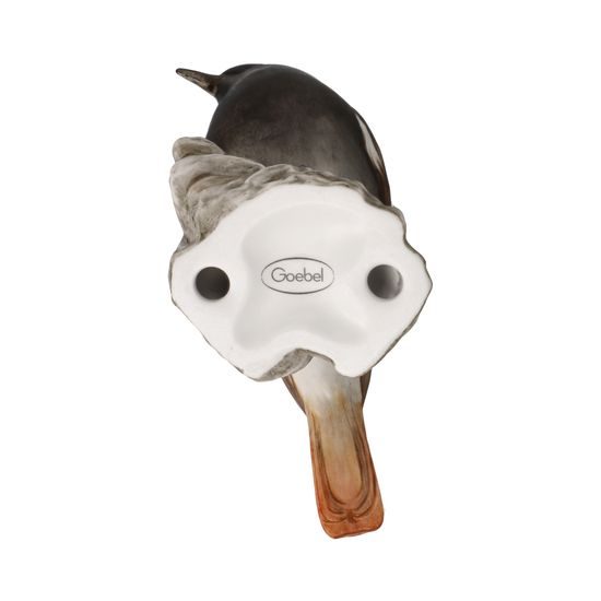 Figurka Černý rehek 9 / 5 / 9,5 cm, porcelán, pták roku 2025, Goebel