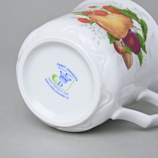 Hrnek Karel 270 ml, ovoce, 6 ks., Český porcelán a.s.