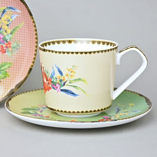 Set fo 2 tea cups 200 ml + saucers, Été Savage, Lamart: Palais Royal