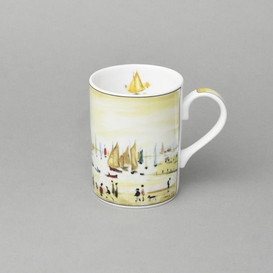 Jachty: Hrnek Lucy 320 ml, anglický kostní porcelán Roy Kirkham