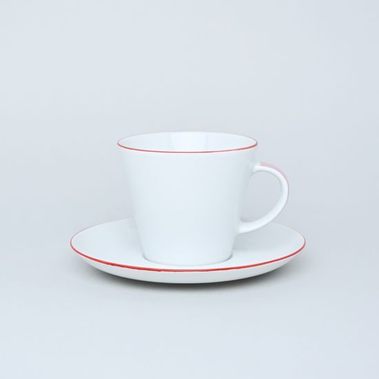 Šálek 220 ml (čaj/káva) a podšálek 160 mm, Thun 1794, karlovarský porcelán, TOM 29965