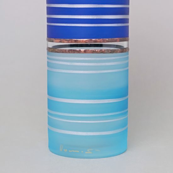 Studio Miracle: Vase - Beach romance, 26 cm, Hand-decorated by Vlasta Voborníková