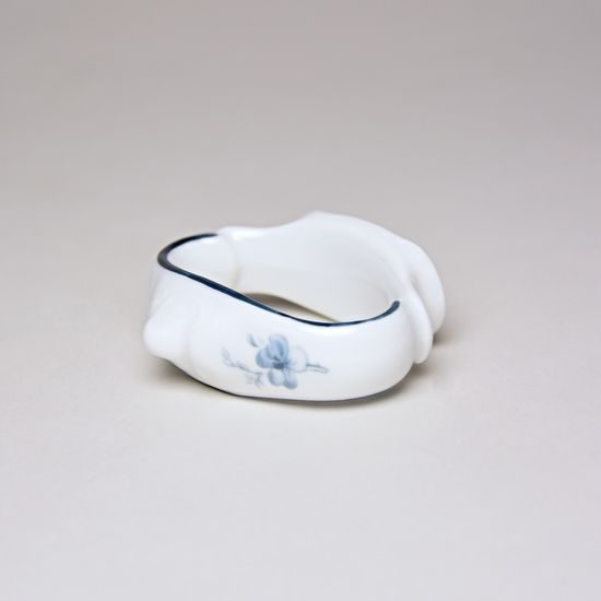 Napkin ring, Thun 1794 Carlsbad porcelain, BERNADOTTE blue flower
