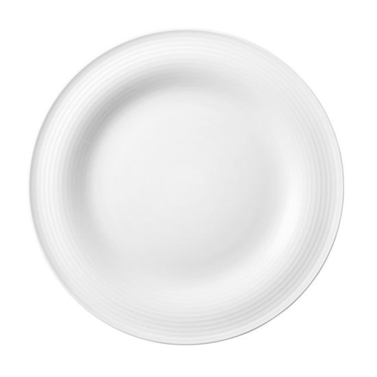 Plate dessert 23 cm, Beat white, Seltmann Porcelain