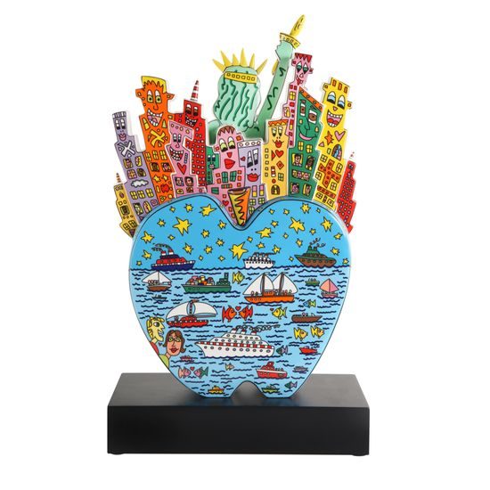 Figurka Big Apple on Liberty, 32 / 15 / 54 cm, porcelán, J. Rizzi, Goebel