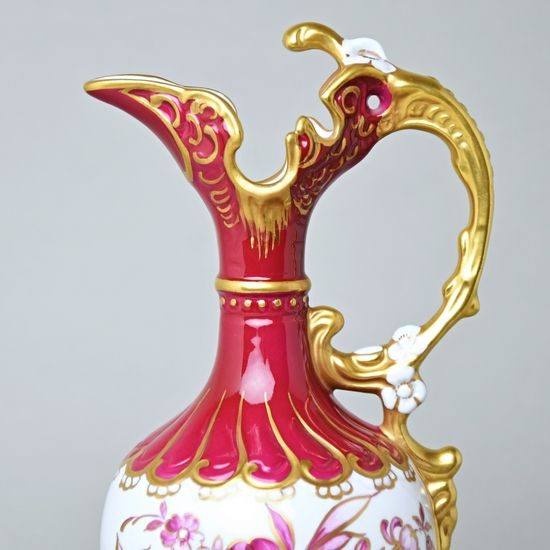 Váza AMFORA jednouchá 30 x 12,5 x 10 cm, Purpur, Vázy Duchcov