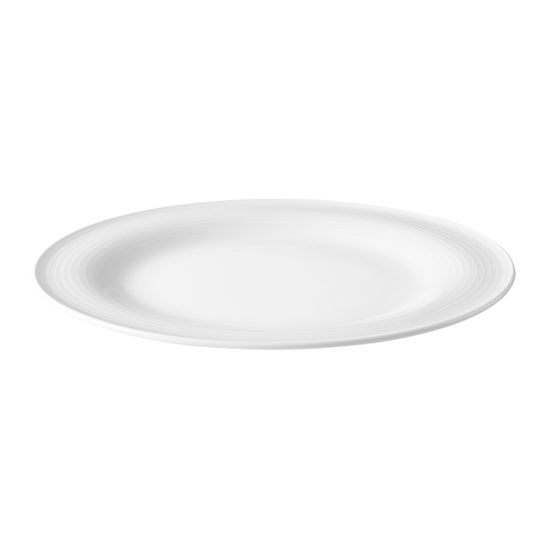 Plate dessert 23 cm, Beat white, Seltmann Porcelain