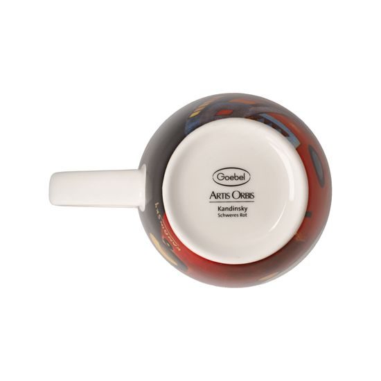 Mug Heavy Red 400ml, Fine Bone China, W. Kandinsky, Goebel
