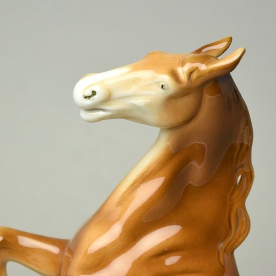 Kůň (střední vel.) 17 x 10 x 31 cm, Luxor, Porcelánové figurky zvířat Duchcov