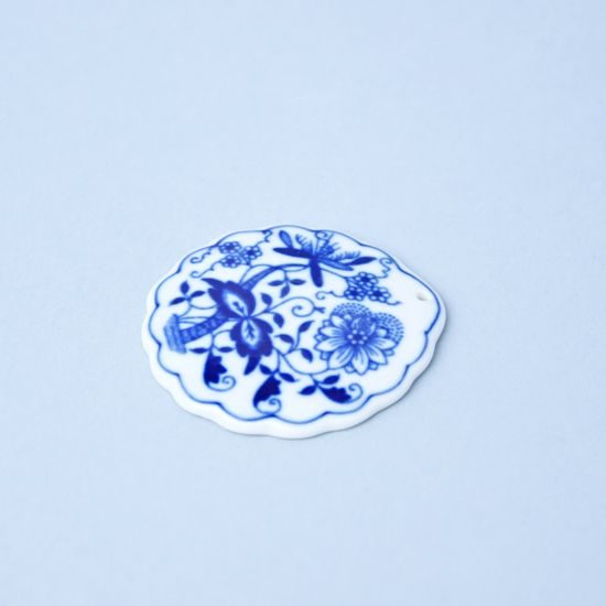 Medallion 5 cm, Original Blue Onion Pattern