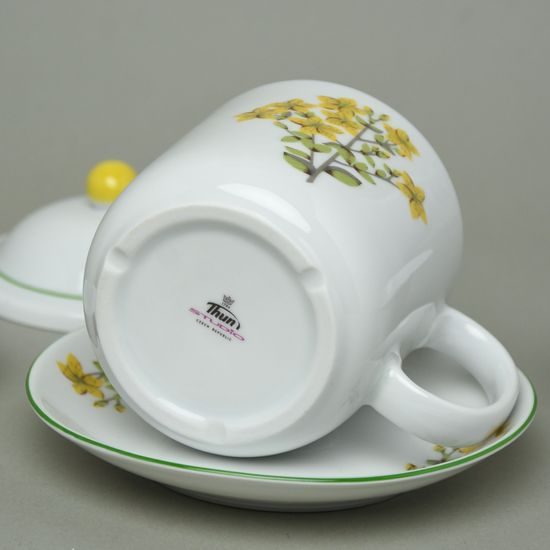 Mug 400 ml with cap and strainer, St. John's wort, Atelier Lesov