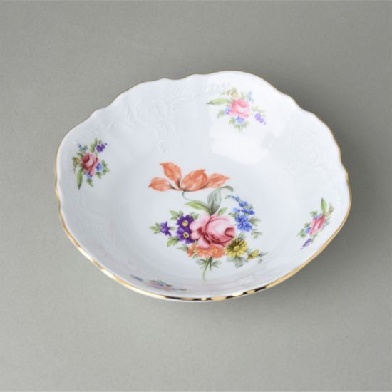 Miska 19 cm, Thun 1794, karlovarský porcelán, BERNADOTTE míšeňská růže