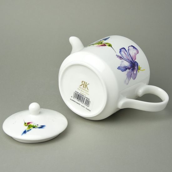 Kolibřík: Konvice čajová 1,1 l Alice, anglický kostní porcelán Roy Kirkham