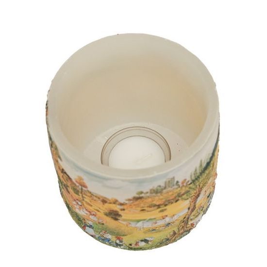 Průsvitka 10 cm z vosku s ilustrací Josefa Lady "Léto", Glassor