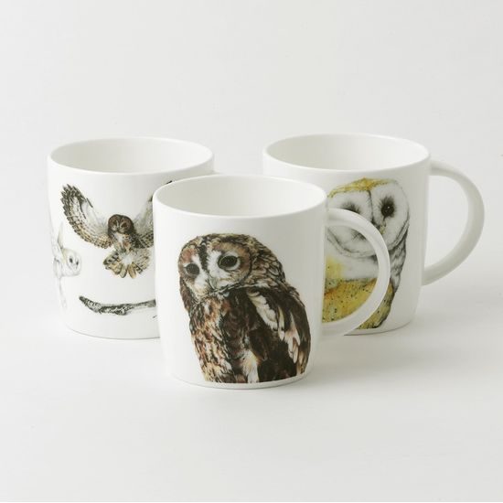 Owls: Mug Sophie 350 ml, Roy Kirkham fine bone china