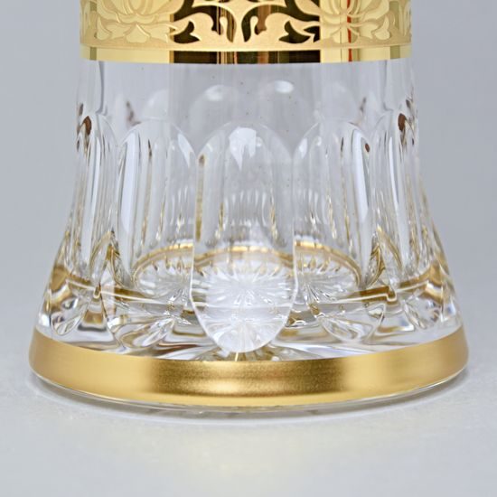 Crystal Vase Romantic "X", h: 255 mm, Gold, Ales Zverina - AZ Design