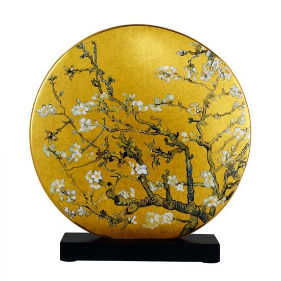 Vase V. van Gogh - Almond Tree Golden, 31 / 8 / 33,5 cm, Porcelain, Goebel