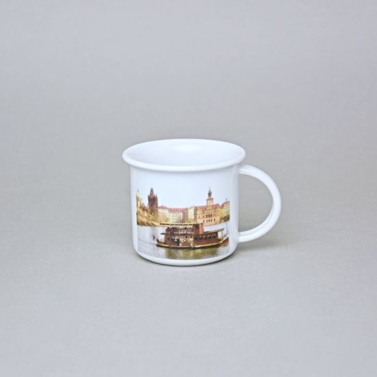 Mug Tina mini 100 ml, Prague with boat, Český porcelán a.s.