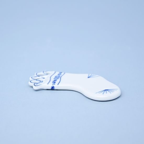 Vánoční ozdoba - ponožka 9,5 x 3,5 cm, Cibulák, originální z Dubí