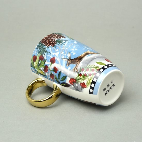 Mug Christmas village 400 ml, EGAN porcelain