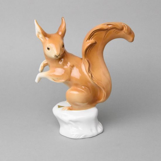 Veverka 24 cm, Luxor, Porcelánové figurky Duchcov