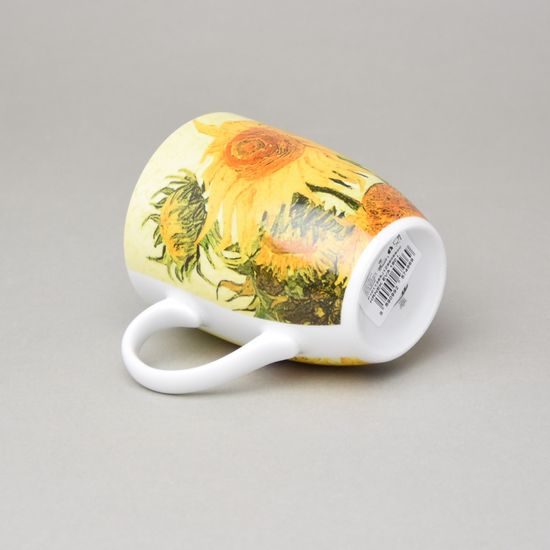Mug Eva 310 ml, Goghovi slunečnice, Thun 1794, karlovarský porcelán