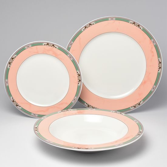 Cairo 29510: Plate set for 6 persons, Thun 1794 Carlsbad porcelain