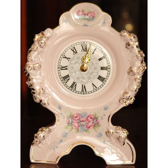 Clock 20 cm, Rita, Rose China