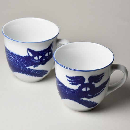 Mug Mirek Kočkopes (dogcat), 2 pcs., 0,4 l, Český porcelán a.s.