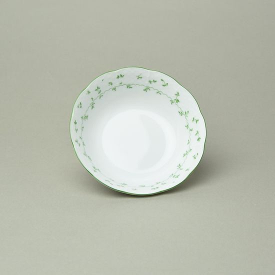 NATÁLIE zelené kvítky: Miska 13 cm, Thun 1794, karlovarský porcelán