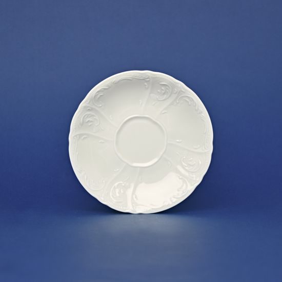 Saucer 14 cm, Thun 1794, karlovarský porcelán, BERNADOTTE ivory