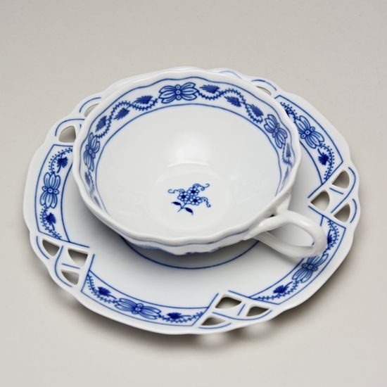 Cup plus saucer 0,20 l / 15,3cm GIFT BOX, Original Blue Onion Pattern